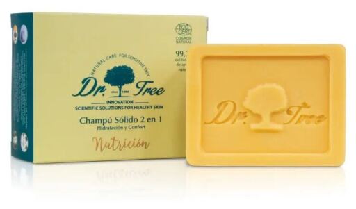 Dr. Tree Shampoo solido 2 in 1 Nutrizione 75 gr