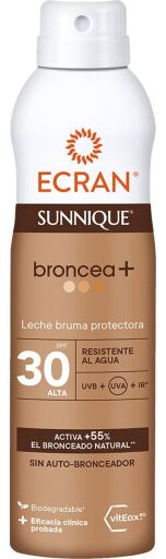 Sunnique Broncea+ Spray protettivo SPF 30 250 ml