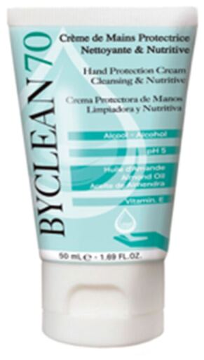Byclean70 Crema Protettiva Mani Detergente e Nutriente 50 ml