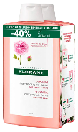 Duo Shampoo Lenitivo alla Peonia 2 x 400 ml