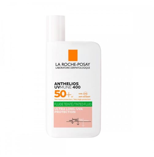 La Roche Posay Anthelios Uvmune 400 Fluido Invisibile SPF 50+ con Colore 50 ml