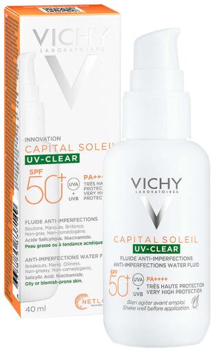 Vichy Capital Soleil Uv Clear Siero anti-imperfezioni SPF 50+ 40 ml