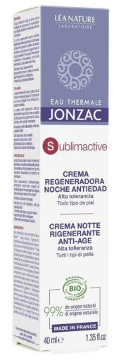 Eau Thermale Jonzac Crema Notte Antiet&agrave; Rigenerante Sublimativa 40 ml
