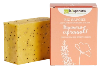 La Saponaria Sapone al Papavero e Cipresso 100 gr