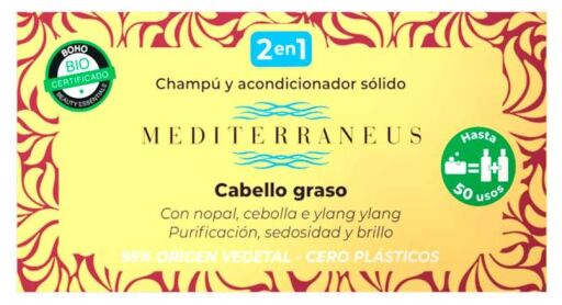 Mediterraneus Shampoo e balsamo per capelli grassi 50 gr