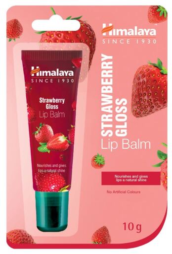 Himalaya Balsamo labbra lucido alla fragola 10 gr
