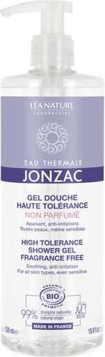 Eau Thermale Jonzac REactive High Tolerance Gel Doccia Senza Profumo 500 ml