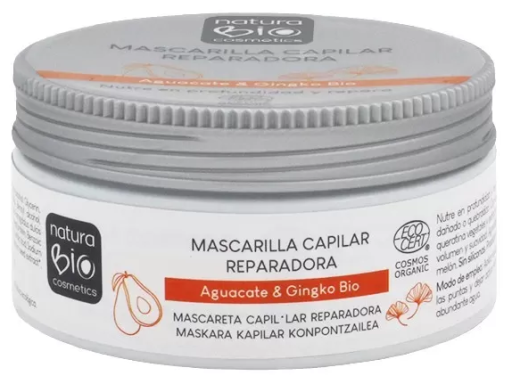 NaturaBIO Cosmetics Maschera Riparatrice per Capelli 200 ml