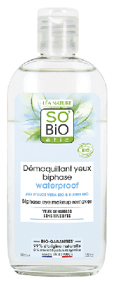 SO'BiO &eacute;tic Struccante occhi bifasico waterproof 100 ml