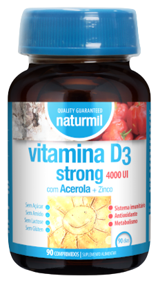 Naturmil Vitamina D3 Forte 4000 UI 90 Compresse
