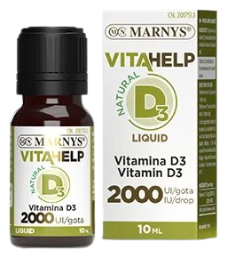 Vitahelp Vitamina D3 liquida 2000 UI 10 ml