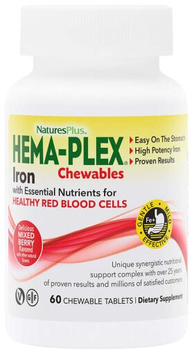 NaturesPlus Hema-Plex 60 compresse masticabili