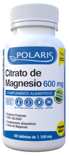 Polaris Citrato di Magnesio 600 mg 60 Compresse