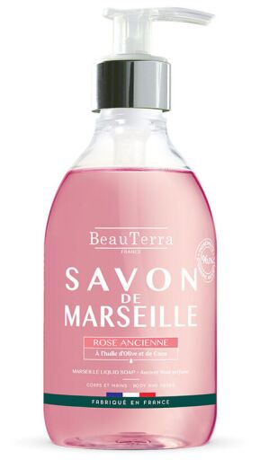 BeauTerra Sapone di Marsiglia Rosa Antica 300 ml