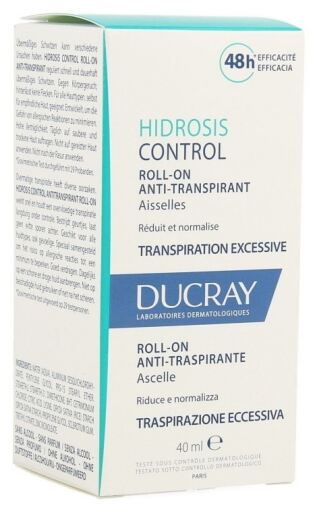 Ducray Deodorante roll-on Hydrosis Control 40 ml