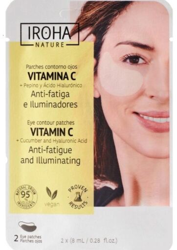 Iroha Nature Patch illuminanti per occhiaie e borse anti-fatica 10 unit&agrave;