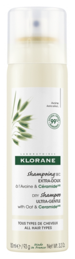 Klorane Shampoo Secco con Avena e Ceramide 150 ml