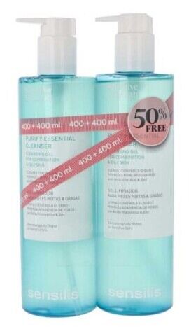 Sensilis Purify Essential Duplo Gel Detergente 400 ml