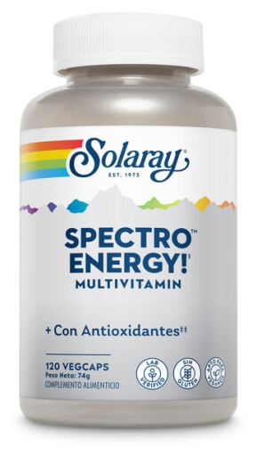 Solaray Multivitaminico Spectro Energy, 120 capsule