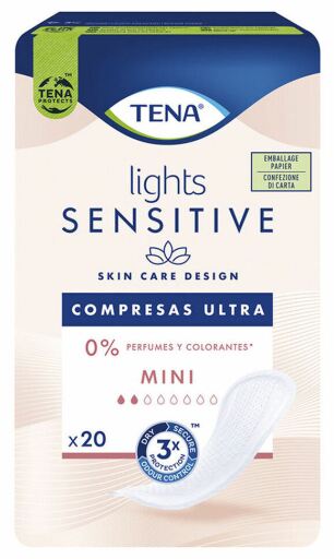 Tena Eater Lights Ultra Sensitive Mini 20 unit&agrave;