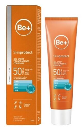 Be+ Gel protettivo per la pelle SPF 50+ 75 ml
