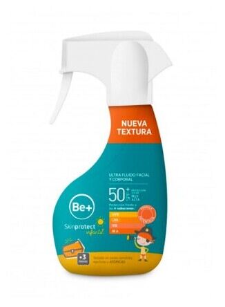 Be+ Skinprotect Spray Fluido Solare per Bambini SPF 50+ 250 ml