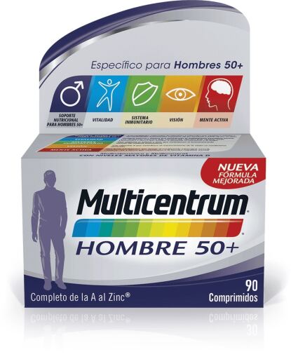 Multicentrum Multivitaminico per uomini +50 90 compresse