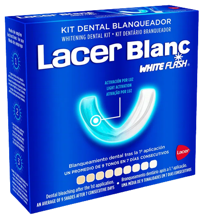 Lacer Set sbiancamento denti Blanc Bianco Flash 3 Pz.