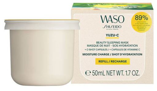 Shiseido Ricarica maschera per dormire Yuzu C Beauty 50 ml