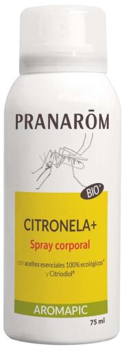 Pranarom Spray Corpo Aromapico alla Citronella Biologica 75 ml