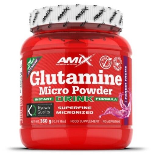 Amix Bevanda in micropolvere di glutammina 360 gr
