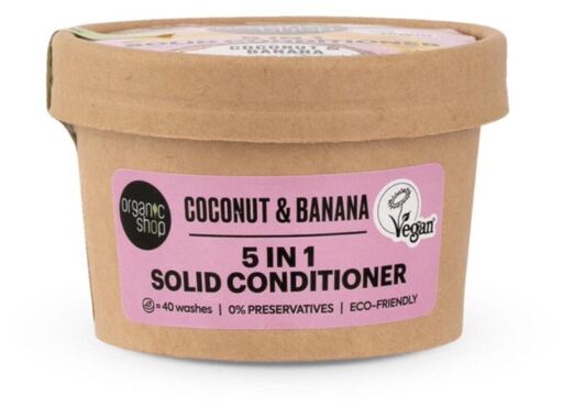 Organic Shop Balsamo Solido 5 in 1 Banana e Cocco 60 gr