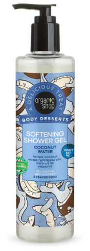Organic Shop Gel doccia addolcente all'acqua di cocco 280 ml