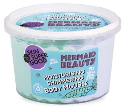 Organic Shop Skin Super Good Sirena Bellezza Mousse Corpo Idratante 250 ml