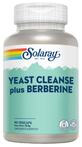 Solaray Detox da lievito e berberina - 90 capsule