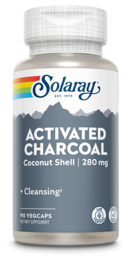 Solaray Carbone attivo 280 mg 90 capsule