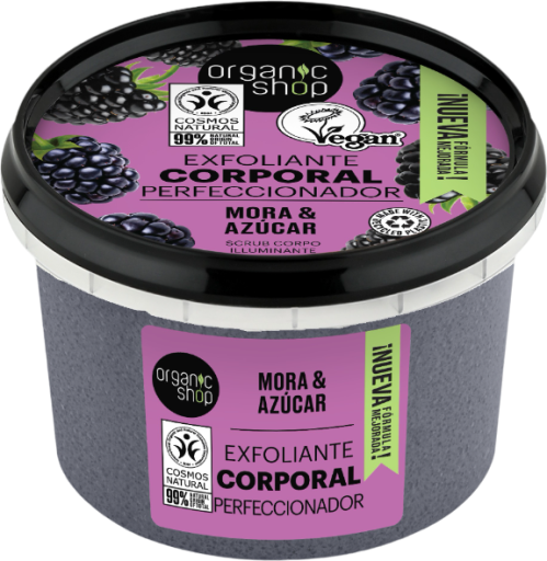 Organic Shop Scrub Corpo Perfezionante alla Mora 250 ml