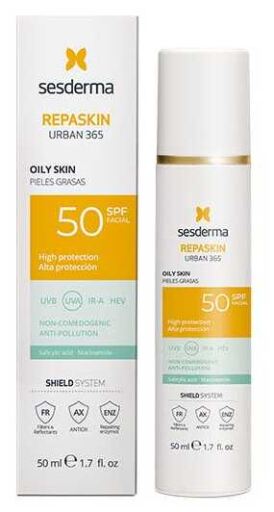 Sesderma Repaskin Urban 365 Protettore per Pelli Grasse SPF 50 50 ml