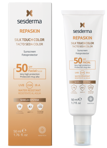 Sesderma Repaskin Silk Touch Crema solare colorata SPF 50+ 50 ml