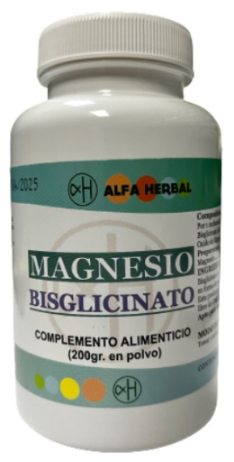 Polvere di bisglicinato di magnesio 200 gr