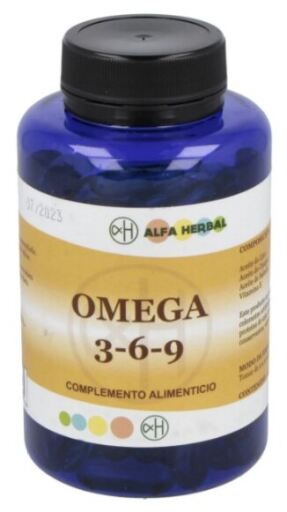 Omega 3 6 9 Olio di salmone Lino di enotera 100 perle