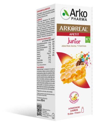 Arkopharma Arkoreal Apetit Junior Sciroppo 150 ml