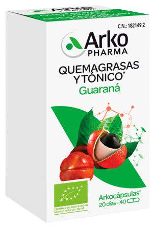 Arkopharma Arkocapsulas Guarana Bio 40 Capsule
