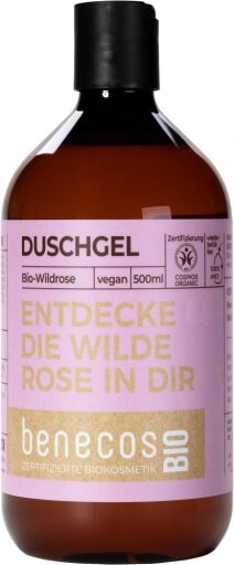 Benecos Gel da bagno bio alla rosa canina