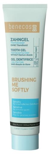 Benecos Dentifricio Bio Sensitive con Acqua Termale senza Fluoruro 75 ml