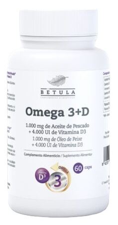 Betula Omega 3+D 60 Capsule