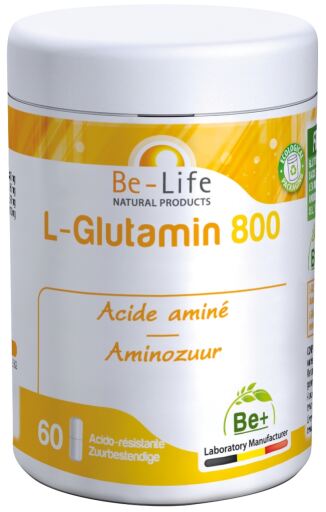 Be-Life L-Glutammina 800 mg. Aminoacido 60 Capsule