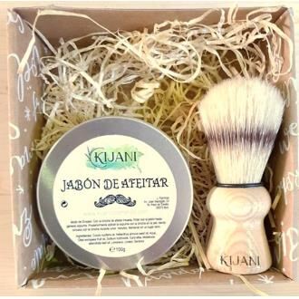 Kijani Confezione Sapone da Barba+Pennello