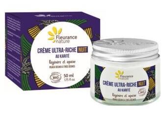 Fleurance Nature Crema Notte Ultra Ricca con Burro di Karit&eacute; 50 ml