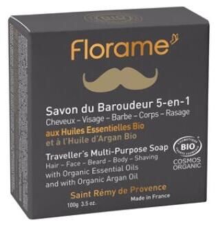 Florame Sapone da Viaggio 5 in 1 per Uomo 100 gr